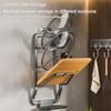 Durable Multi-Layer Pot Lid Holder Punch-Free Wall Hanging Pot Cover Rack Multifunctional Kitchen Storage Rack for Kitchen