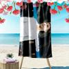 Zubimendi Print Beach Towel, Large Soft Quick Dry Towel for Beach Camping Swimming