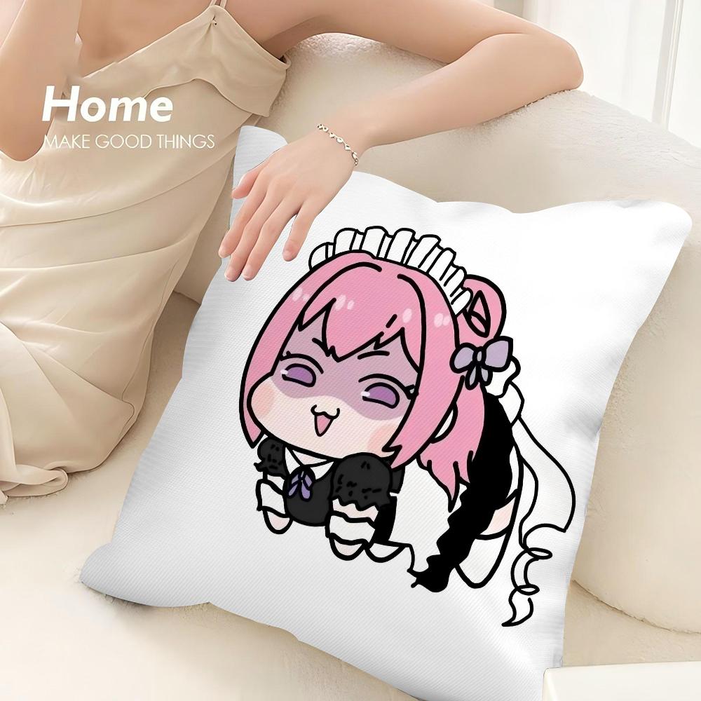 N-Nikke DORO Doll Anime Pillow Case Sofa Decorative Home Double-sided Print Plush Square Throw Pillow Covers Cushion Decor Cover