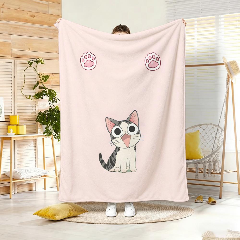 Cartoon C-ChisS Sweet HomeS Throw Soft Warm Throw Blanket for Bedroom Living Room Bed Travel Camping Picnic Gift