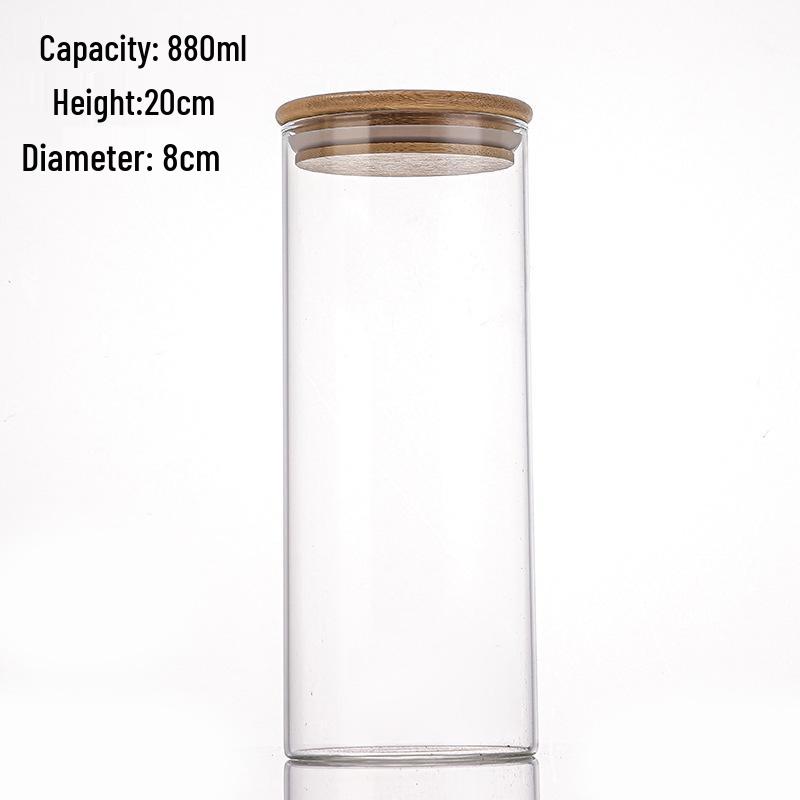 High Borosilicate Glass Spice and Seasoning Storage Jars - Sealed Kitchen Containers