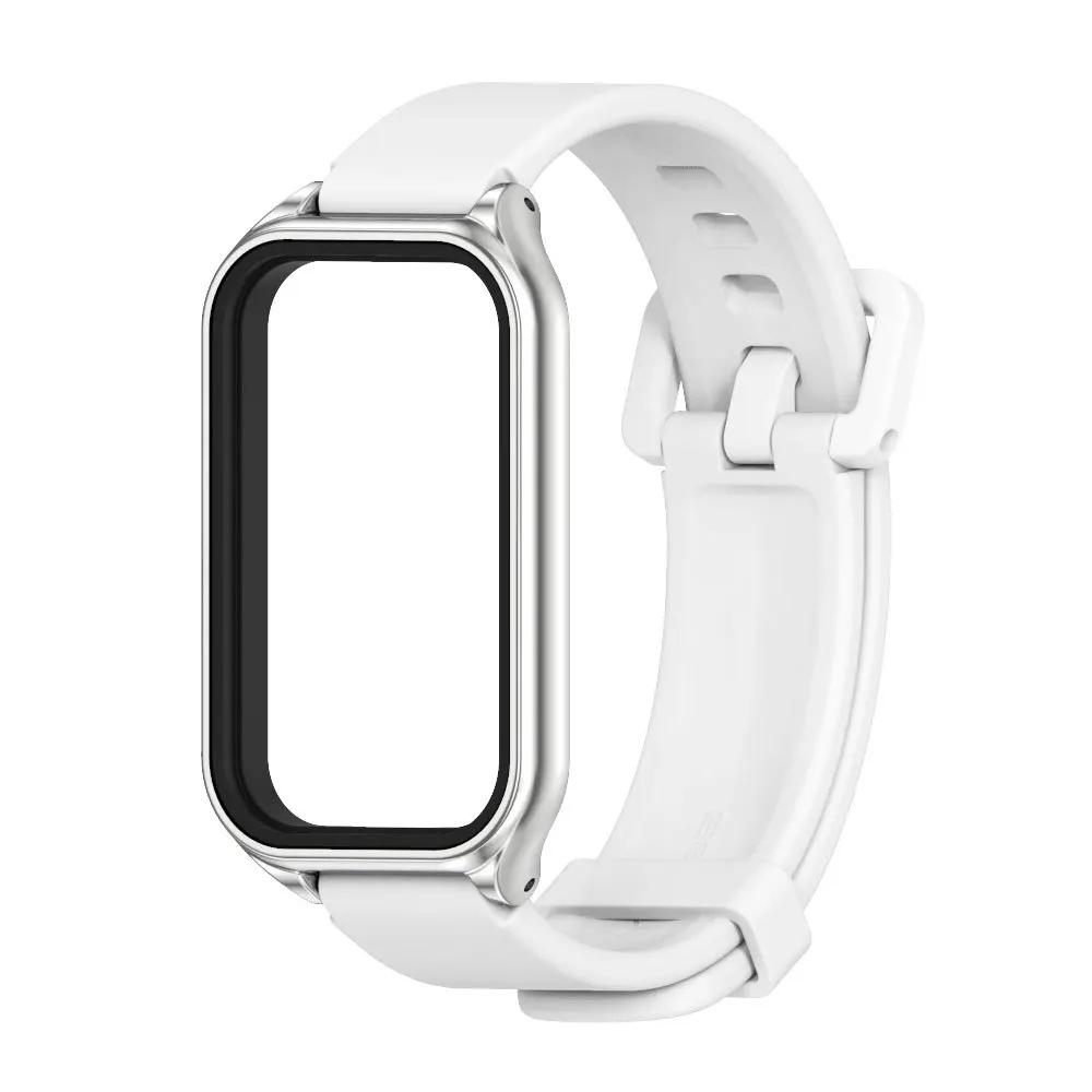 Strap for Redmi Smart Band 8 Active Bracelet Silicone Replacement Accessories Waterproof Watch Band for Redmi Band 2 Correa