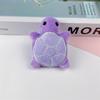 Tortoise Keychain Cute Animal Cartoon Key Pendant Decorative Soft Stuffed Plush Toy Keyring Sea Turtle Car Bag Pendant