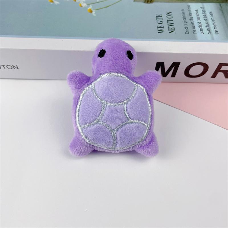 Tortoise Keychain Cute Animal Cartoon Key Pendant Decorative Soft Stuffed Plush Toy Keyring Sea Turtle Car Bag Pendant