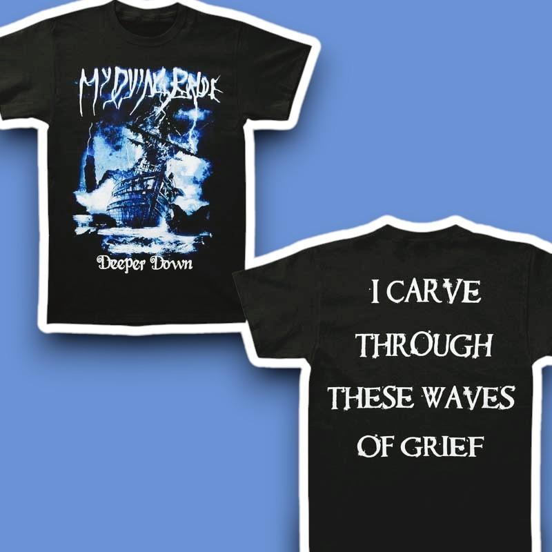My Dying Bride Deeper Down 2006 T-Shirt Men Women All Size S-4XL Fan Gift XXXXL
