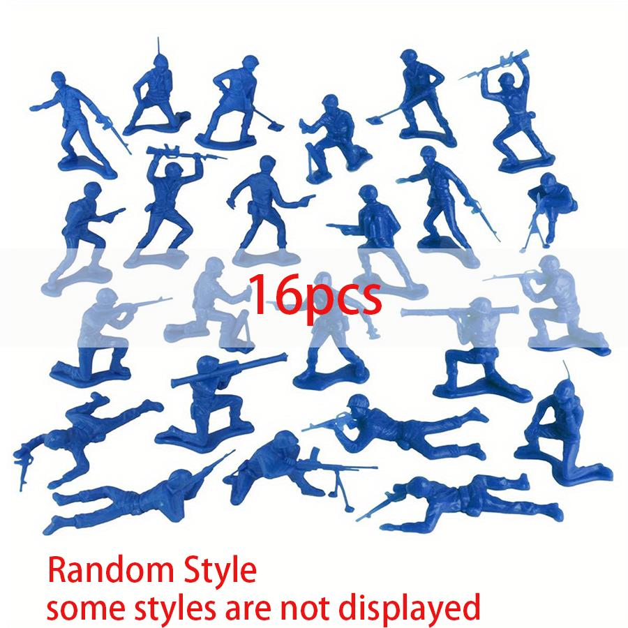 

16/36/72pcs Mini Soldiers Model Indoor Decoration Sand Table Military Simulation Props Living Room Bedroom Ornament XJM