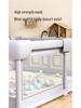 Baby Play Fence with Crawling Mat and Guardrail for Toddlers