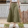 IHUASU Women's Fashion Casual Summer Spring Skirt