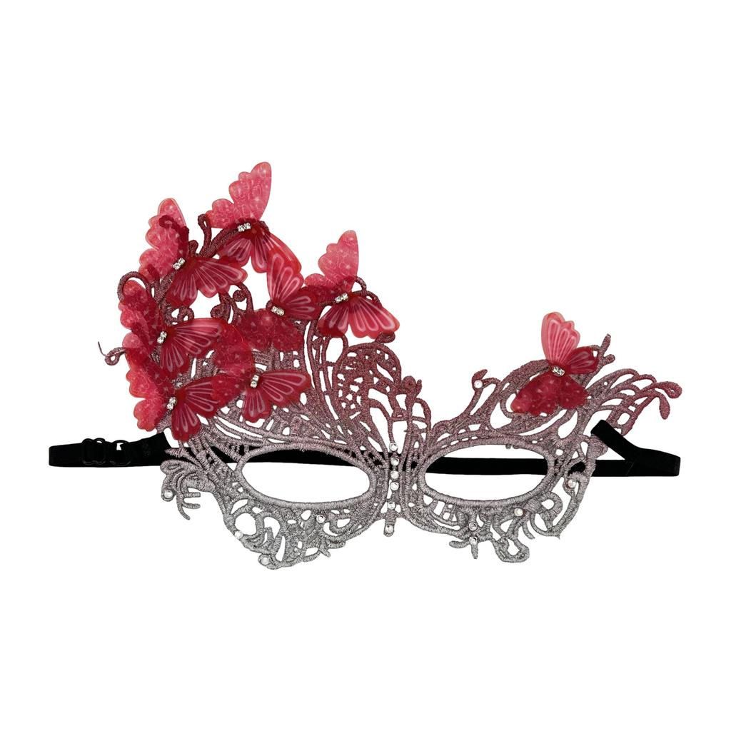 Gradient Butterfly Masquerade Mask 2026 Sexy Lace Half Face Rhinestone Cosplay Mask For Performance Party Prom Wedding Decors