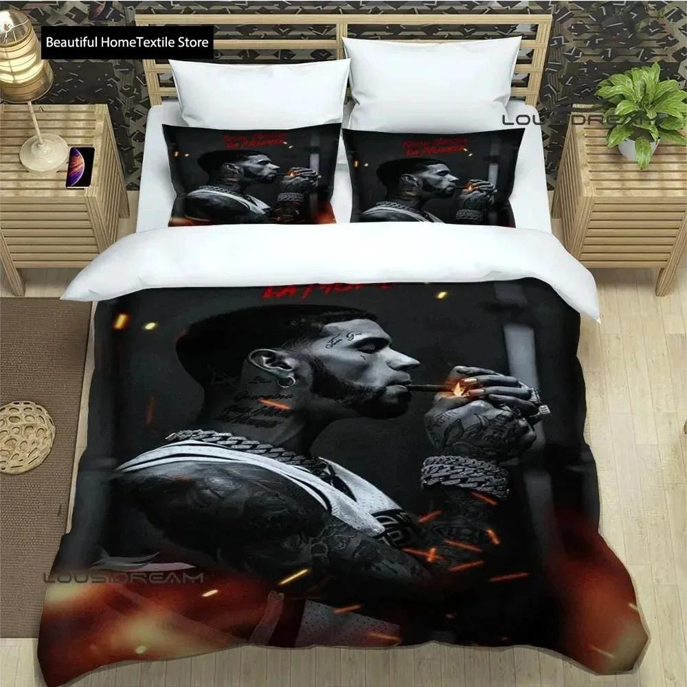 Rapper Anuel AA Printed Bedding Sets Exquisite Bed Supplies Set Duvet Cover Bed Comforter Set Bedding Set Luxury Birthday Gift