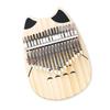 Mini Piano de Polegar, Kalimba 17 Teclas Piano de Polegar Madeira Kalimba Mini Piano de Dedo Presentes Musicais para Crianças Adultos e Iniciantes