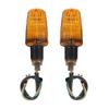 4Pcs Universal Motorcycle Blub Turn Signal Lamp Turning Indicators Light Blinkers Signal Amber Bike Motorcycle Accessories 12V