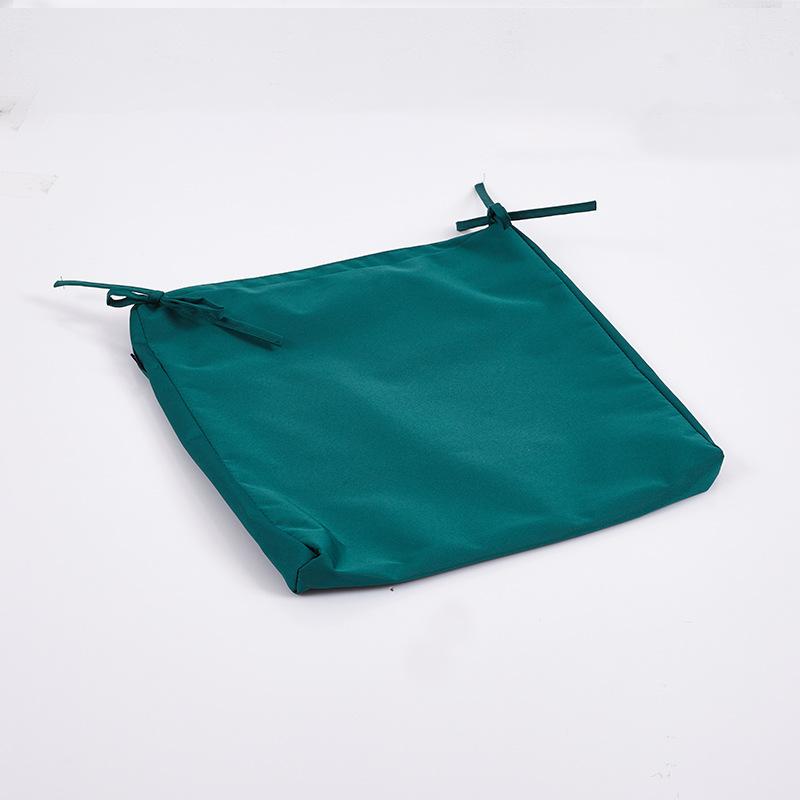 Outdoor Waterproof Cushion Cover, Garden Courtyard Sofa Rattan Chair Seat Pad Replacement, Anti-slip Lace-up Bench Cushion Cover