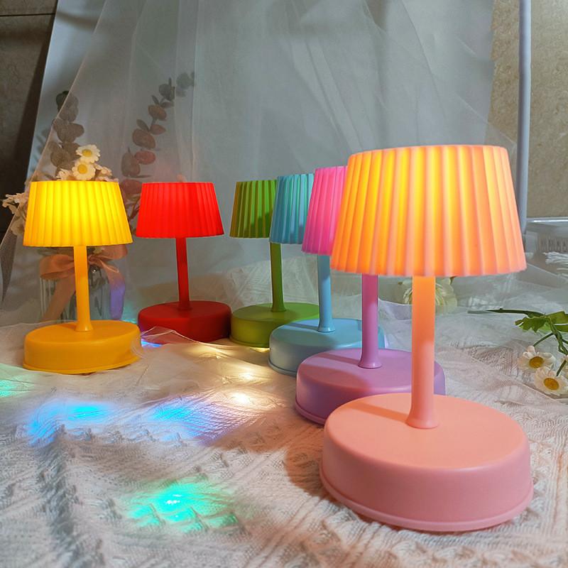 Vintage European New Music Desk Lamps Handmade Diy Aaa Battery Supply Power