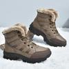 Plus Size High Winter Boots Waterproof Outdoor Boots Men Ankle Snow Boots Men Hiking Boots