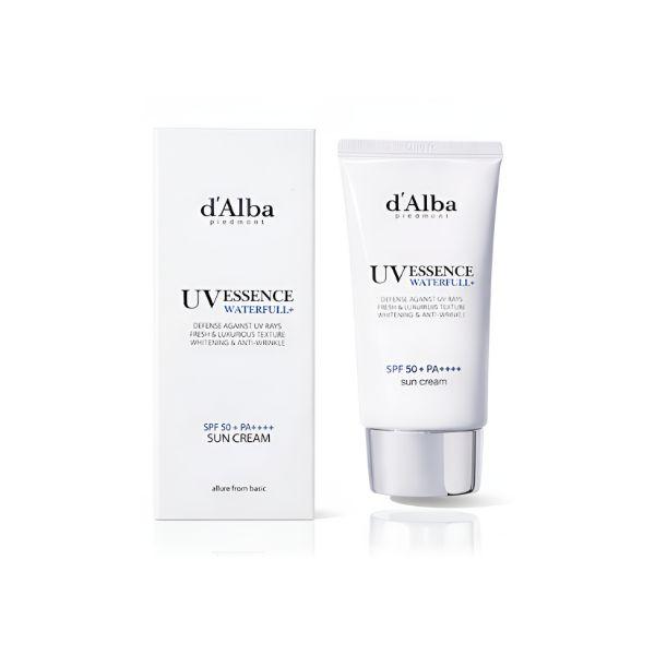 

d Alba Waterfull Essence Sun Cream SPF50+ PA++++ Hydrating UV Protection Sunscreen 50ml