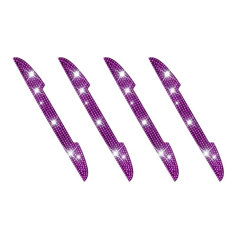 Striscia Anti-Collisione per Auto Diamantata Specchietto Retrovisore Maniglia Porta Decorazione Prevenzione Striscia Resistente ai Graffi Strass Amagi