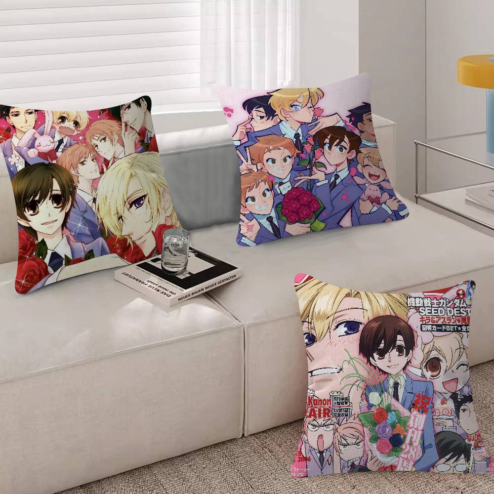 O-Ouran High S-School Host Club Personalized Pillow Dust Cover Bedroom Kids Party Decoration Pillowcase Birthday Children Gift