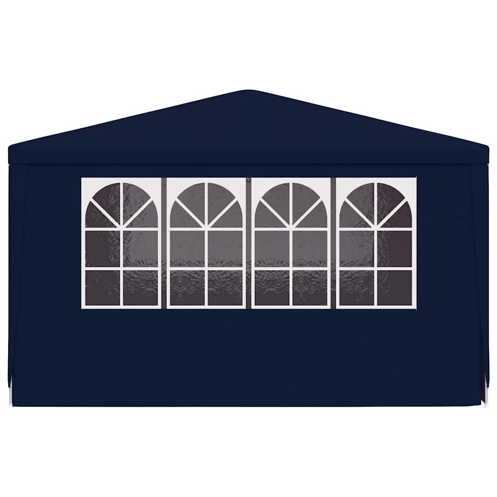 Professional Party Tent with Side Walls 4*4 m Blue 90 g m²