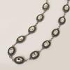 Vintage Metal Hollow Woman Waist Chain With Crystal Buckle For Summer Fashion Accessory