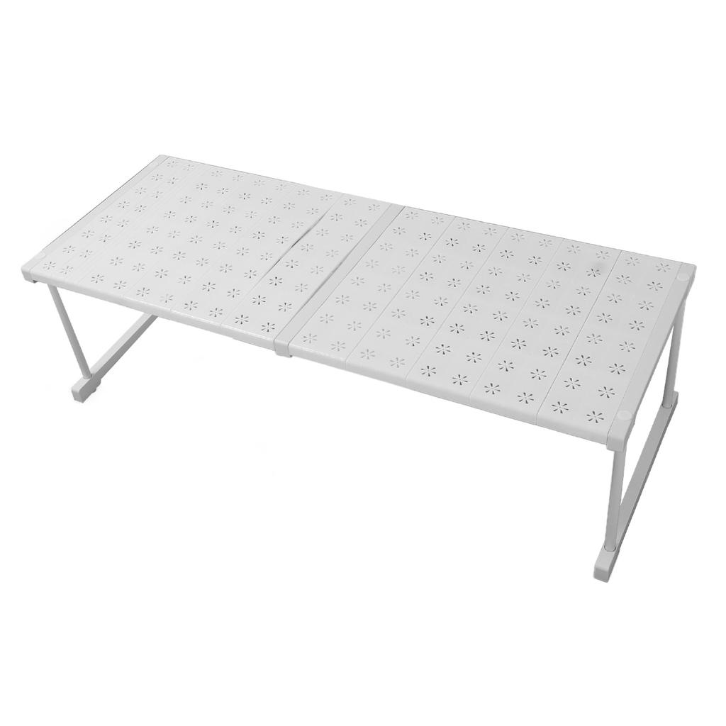 Expandable Closet Shelf Organizer Adjustable Space Saving Wardrobe Sink Tension Shelf 42cm Width