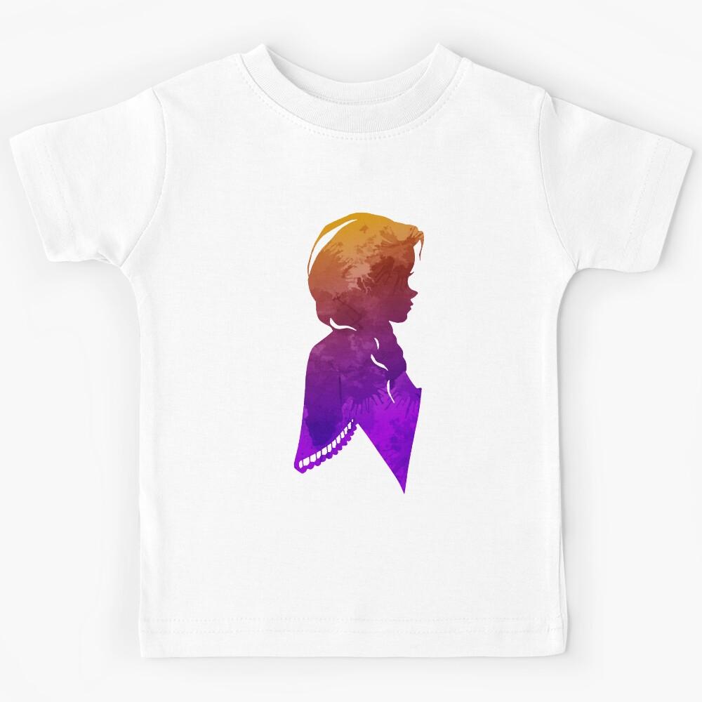 Princess Inspired Silhouette Kids T-Shirt 120