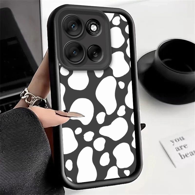 For Motorola Moto G86 Moto G56 5G Moto G56 5G G86 Case Protect Leopard Print Pattern Silicone Soft Phone Case Matte Back Cover