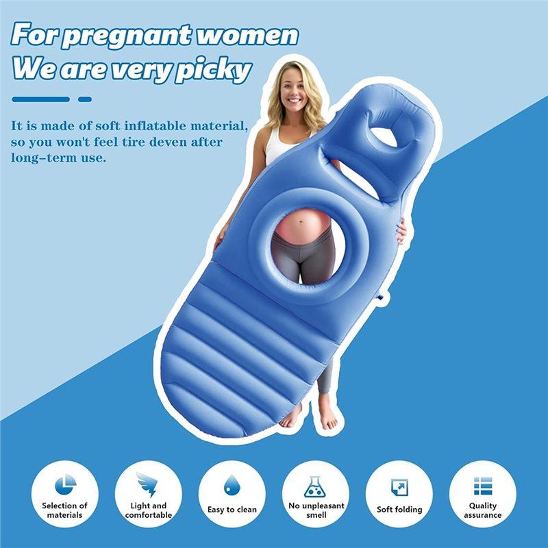 Good-Sleeping Maternity Bed Stomach With Hole In Inflatable Pregnancy Mattress Back Pain Relief Includes Electric Pump EU Plug