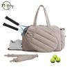 Borsa a Spalla per Tennis Sportiva Palestra Borsa Tote per Deposito Portatile Multi Tasche Borsa a Mano per Badminton Grande da Viaggio Escursionismo Campeggio Borsa a Spalla