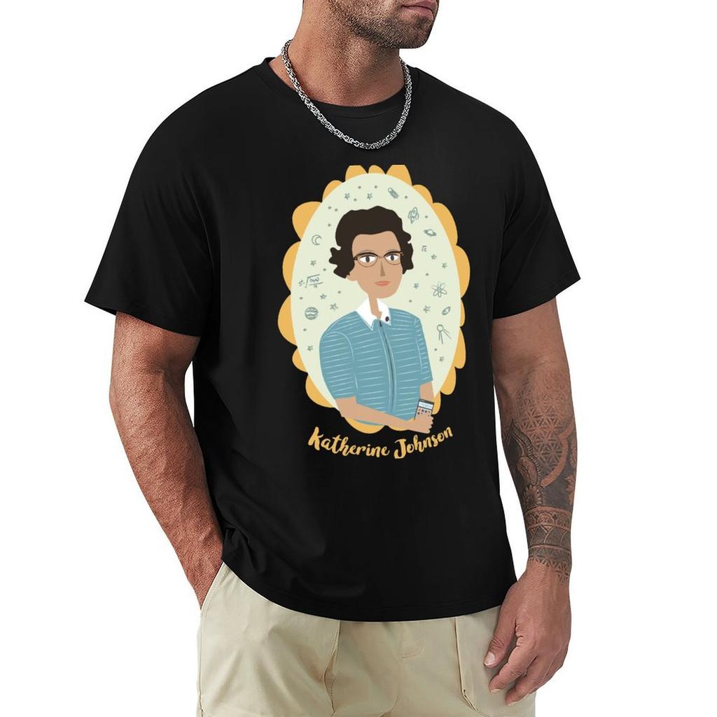 Women of Science: Katherine Johnson T-Shirt Aesthetic clothing cute tops summer top blanks men t shirt