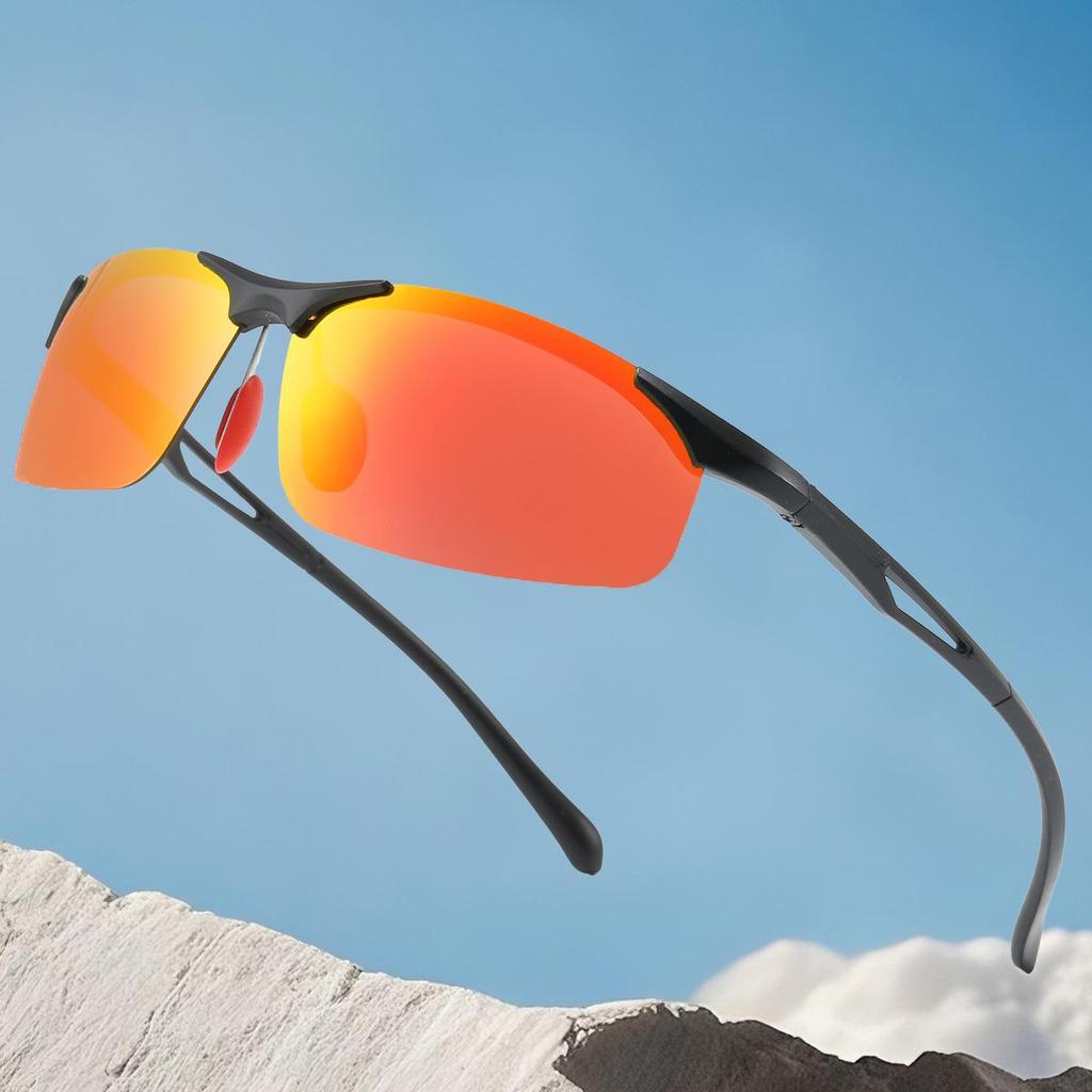 Occhiali da Sole Sportivi Polarizzati da Esterno per la Primavera: Occhiali da Ciclismo, Alpinismo, Escursionismo Antivento e Antisabbia