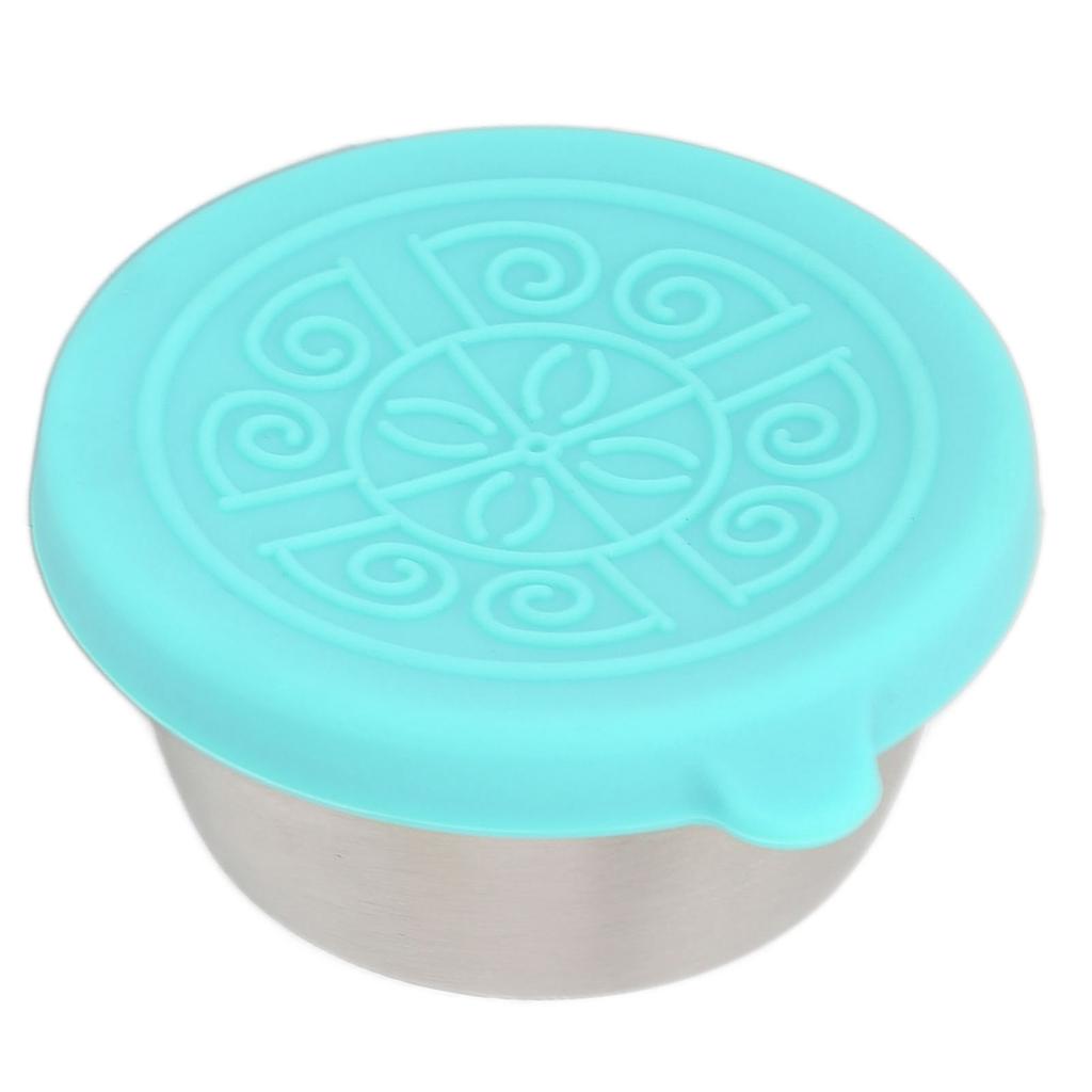 Beauty Salon Essential Oil Cup Portable Stainless Steel Condiment Salad Dressing Container with Lid