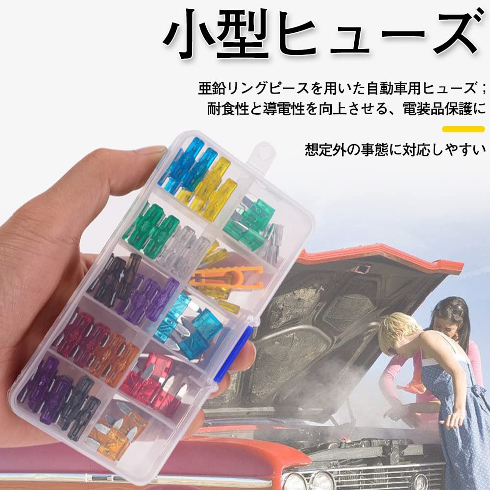 Tosenk Car Fuse (120 Pieces/2A-35A) Small Fuse, Low Profile Fuse,