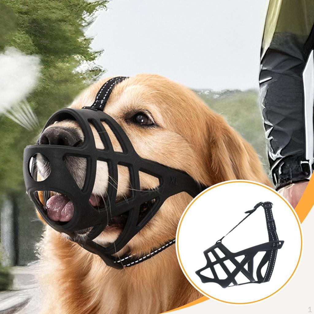 Hundekurv for Middels og Store Raser Justerbar Anti-Tygg Treningsenhet