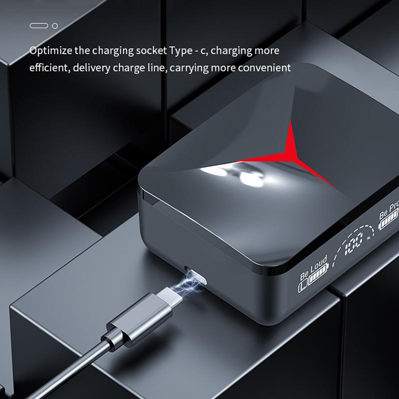 M90 TWS Wireless Earphones In Ear Sliding Cover Low Delay Digital Touch Noise Reduction Wireless Headset Quality Music