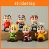 Adorable Crayon Shin Chan Figure Collection Featuring Six Unique Character Designs