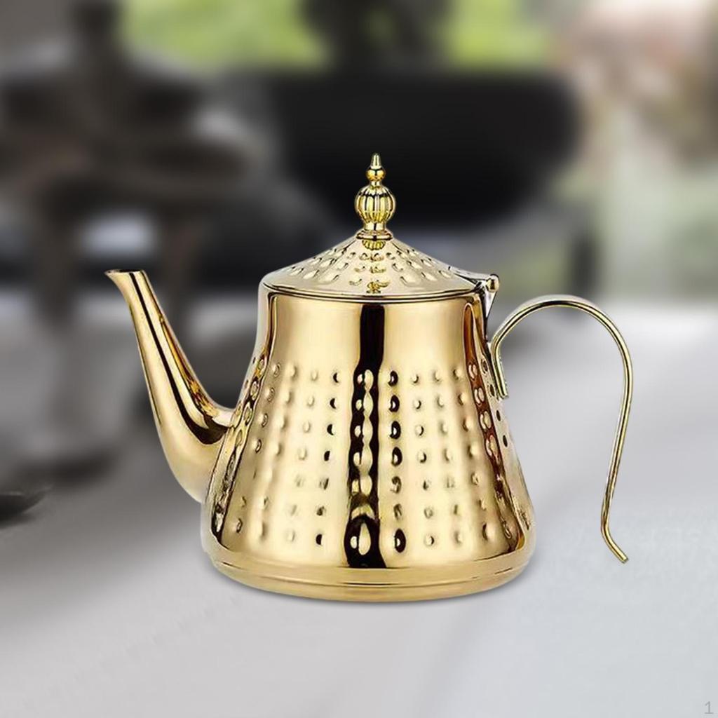 Stainless Steel Kettle for Loose Leaf Tea And Coffee Serving at Home Or Office