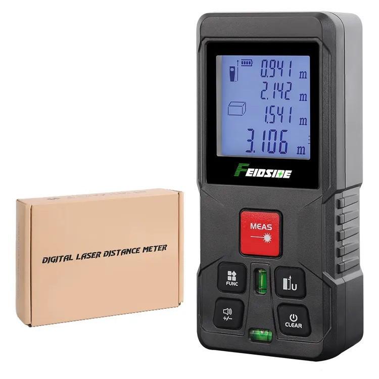 High-Precision Infrared Red Light Rangefinder - Handheld Indoor/Outdoor Electronic Tape Measure