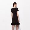 VEROMODA Elegant Bardot A-Line Mini Dress