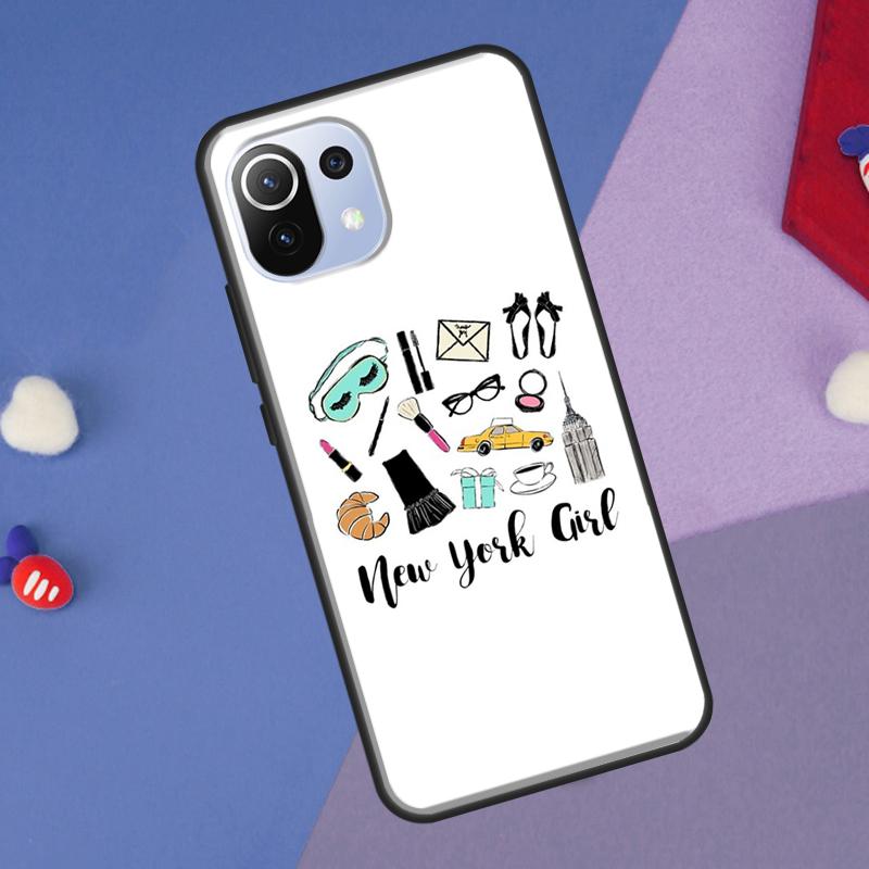 

New York Girl Cover For Xiaomi 13 14 Ultra 11T 12T 13T 14T Pro POCO X7 Pro X3 X5 F3 F5 F6 M6 X6 Pro Case Xiaomi 13 Pro