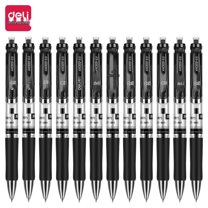 Deli S01 Retractable Gel Pen