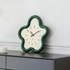 Cream Style Living Room Wall Clock Minimalist Digital Clock Restaurant Creative Swinging Digital Wall Clock Home Decoration