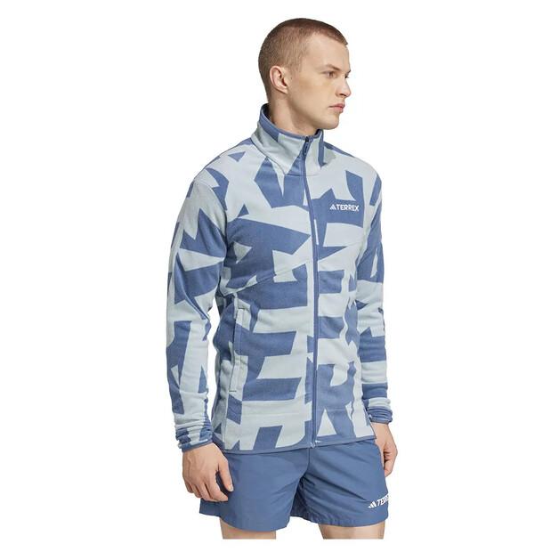 adidas Флисовая на молнии Terrex Multi Printed