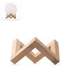 Wood Bracket Moon Lamp Holder Detachable Wooden Stand for 3D Printing Moon Lamp Ball Shaped Night