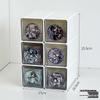 JINGRUIXIANG Desktop Acrylic Drawer Organizer - Small (6-Pack)