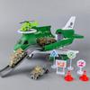 1 Set Airplane Toy Long Slides Broken-Proof Inertia Airplane Large Storage Transport Aircraft Vehicle Toy for Children Gifts