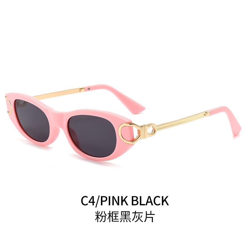 New Advanced Metal Sunglasses Fashion Oval Glasses Brand Designer Vintage Sun Glasses Uv400 Shades High Quality