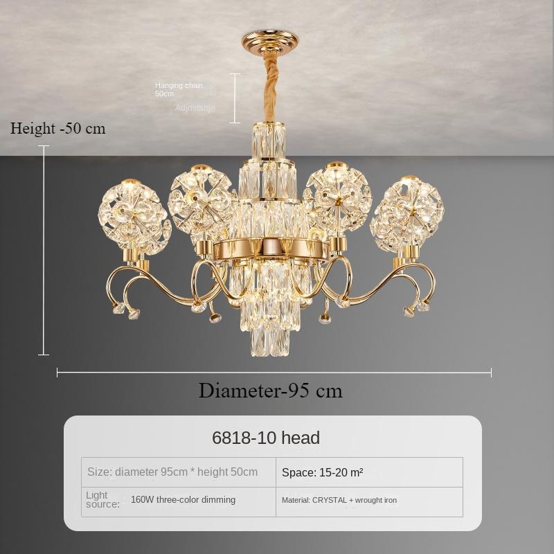 Wohnzimmer Kristall Kronleuchter Moderne Einfache Gehobenen Esszimmer Schlafzimmer Licht Hotel Halle Kronleuchter