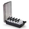 Professional Business Card Holder Box for  , Large Capacity 500 Card Storage with Dividers and Index Tabs, Clear Plastic Lid