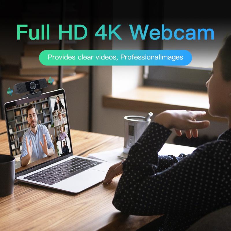4K Autofocus USB Camera for Online Classes & Video Conferences